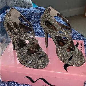 Nina Silver Heels